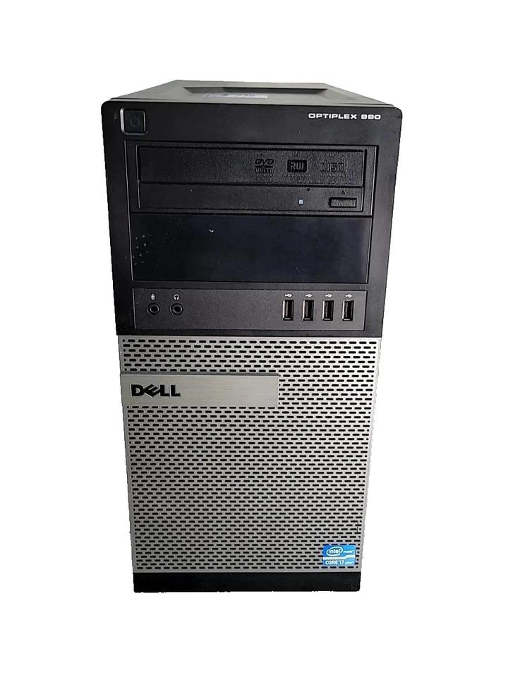 Dell OptiPlex 990 Tower/Intel i5-2500/8GB DDR3/500GB HDD/DVD RW Win 10 Pro - Image 1 of 1