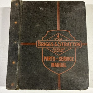 Briggs Stratton Parts Service Manual Vintage Free Shipping - Picture 1 of 7