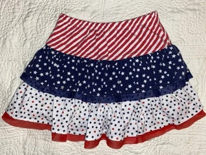 Girls Americana Skirt 5T  - Picture 1 of 1