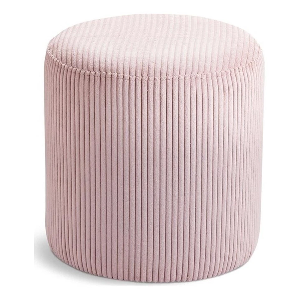 Meridian Furniture Roy Pink Ottoman/Stool - Image 1 of 4