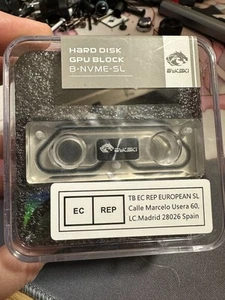 Bykski NVME Water Block - Clear B-NVME-SL NEW- Ships Fast - Photo 1/2