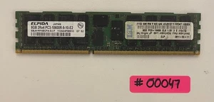 Elpida 8GB 2Rx4 PC3-10600R DDR3-1333 Server Memory RAM EBJ81RF4BCFA-DJ-F - Picture 1 of 2