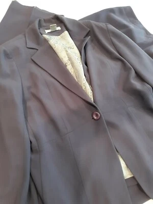 Judith Hart Talla 12 Mujer Pantalón Traje Forrado Ropa de Trabajo Oficina Profesional Foto 1 de 4