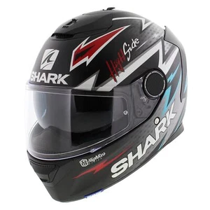 Shark Spartan 1.2 Adrian Parassol Matt Black Silver Red - Picture 1 of 11
