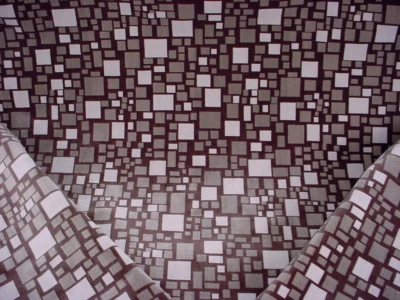 Tela de tapicería 13Y Brunschwig et Fils BR-88173 mosaico terciopelo corteza marrón Foto 1 de 4