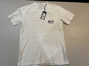 CAMISETA PARA HOMBRE VINEYARD VINES XS BANDERA AMERICANA NUEVA CON ETIQUETAS - Imagen 1 de 2