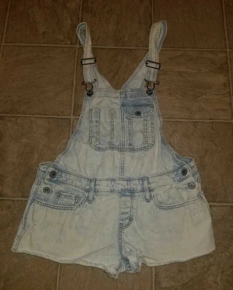 ABERCROMBIE TALLA S PANTALONES CORTOS VAQUEROS DESGASTADOS A&F 3480 Foto 1 de 3