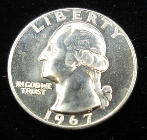 1967 SMS DDO FS-101 Washington Quarter Lot#715 - Picture 1 of 5