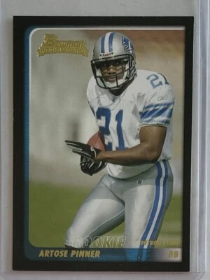 2003 Bowman Rookie Gold #124 Artose Pinner Detroit Lions Football Card  - Image 1 of 2