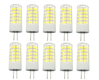 10pcs G4 GU4.0 Led Light Bulb 5W 64-2835 SMD Lamp 110V/220V/12V Ceramics Light - Image 1 of 4
