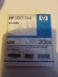 HP Q2030A UDO 30GB WORM Rewritable DISKS 5.25" New Sealed - Afbeelding 1 van 1