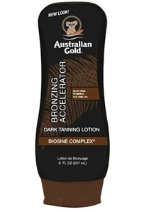 Australian Gold Lotion Sunscreen w/Instant Bronzer 8 OZ (25D)ACCELERATOR ❤️ - Picture 1 of 2