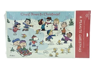 Hallmark Snoopy Peanuts “Countdown to Christmas” 24 Day Advent Calendar Card - Picture 1 of 2