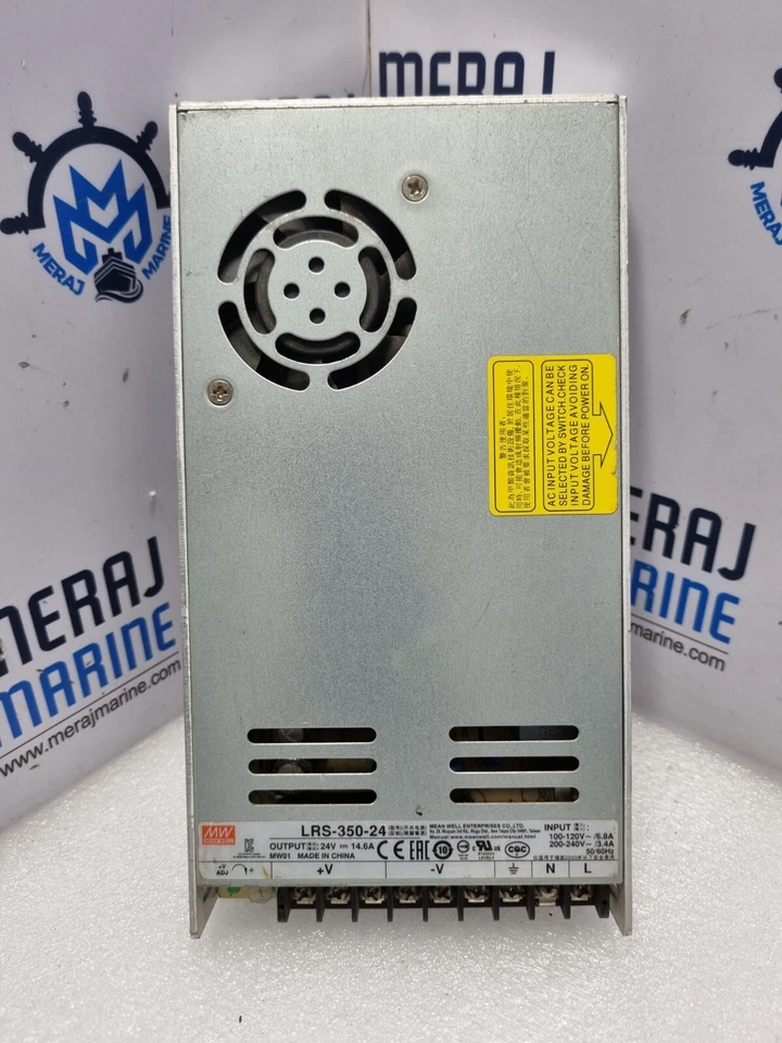 Mean Well LRS-350-24 Power Supply IN 100-120V~6.8A 200-240V~3.4A OUT 24V 14.6A - Image 1 of 4