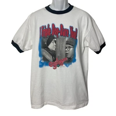 Camiseta De Colección Y2K A Christmas Story Película Gráfica Para Hombre Camiseta con Timbre Grande Foto 1 de 4