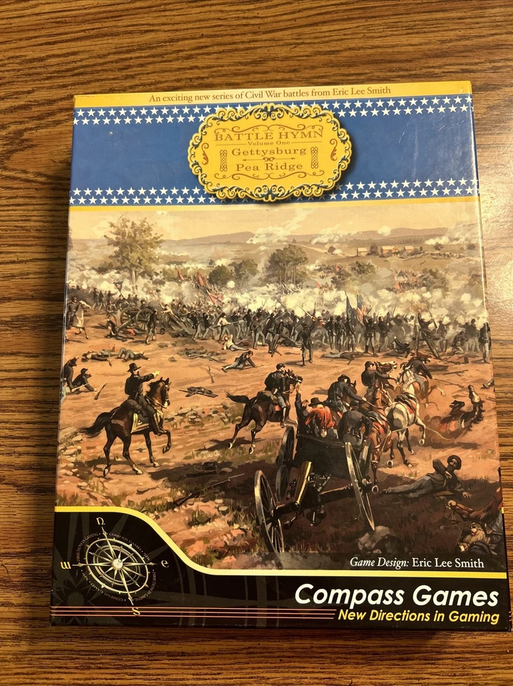 Battle Hymn Vol. 1 - Gettysburg and Pea Ridge From Compass Games OOP