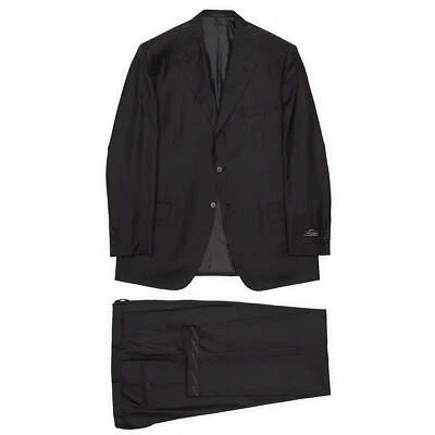 D'AVENZA for VANNUCCI Gray Wool Super 150's Handmade Suit EU 56 NEW US 46 - Image 1 of 4