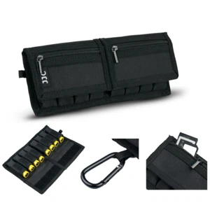 JJC 8Slots 18650 Battery Pouch Case Bag Holder with Zipper Pocket for SD TF Card - Picture 1 of 12