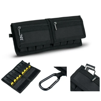 JJC 8Slots 18650 Battery Pouch Case Bag Holder with Zipper Pocket for SD TF Card - Image 1 of 4
