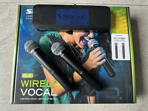 Shure BLX288/BETA58A SM58 PG58 Sistema de micrófono dual inalámbrico - Imagen 1 de 13