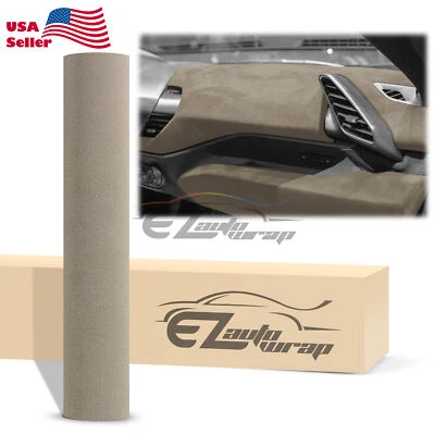 【Terciopelo】 Gamuza Texturizada Adhesivo Calcomanía Vinilo Envoltura Hoja Autoadhesiva Película Hágalo Usted Mismo Foto 1 de 4