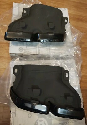 Mercedes OEM Quad Tip Black Chrome Night Package W253 C253 GLC 63 W213 E63 AMG - Image 1 of 4