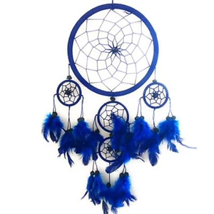 ENTREGA AL DÍA SIGUIENTE Atrapasueños Azul Grande Atrapasueños Niños Dormitorio Decoración - Imagen 1 de 1