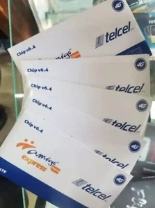 Telcel Karta SIM Área Code Monterrey NL. Meksyk - Zdjęcie 1 z 5