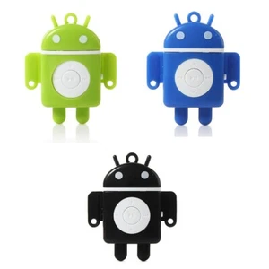 MP3 Player Mini Android Figurine Children Music Playback Device Micro SD To 32GB - Picture 1 of 4