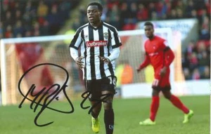 NOTTS COUNTY: MARC BOLA SIGNED 6x4 ACTION PHOTO+COA - Picture 1 of 1