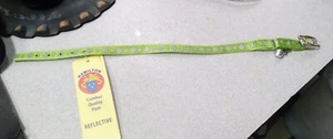 Hamilton Safety Cat Collar 3/8" x 14" Lime - Picture 1 of 3