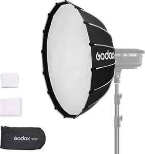 Godox S65T 25.6" Quick Release Umbrella Softbox W/ Bowen Mount & Diffusers R6Z0 - Picture 1 of 9