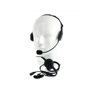 Military Bone Conduction Tactical Headphone Headset For Motorola GP88 GP300 GP68 - Picture 1 of 9