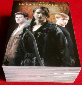 HUNGER GAMES - COMPLETE BASE SET OF 72 CARDS - NECA 2012 - Jennifer Lawrence - Picture 1 of 24