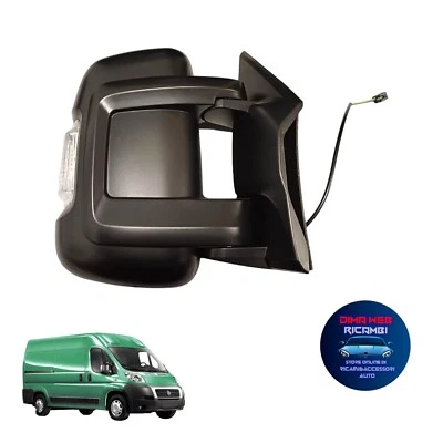 SPECCHIO SPECCHIETTO RETROVISORE DESTRO FIAT DUCATO 2006 BRACCIO CORTO MANUALE - Immagine 1 di 2
