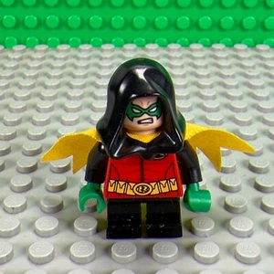 LEGO minifigura Robin sh289 DC Super Heroes Batman 76056 Ra's al Ghul - Imagen 1 de 6