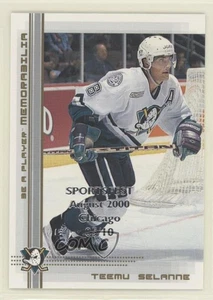 2000-01 ITG Be A Player Memorabilia /10 Teemu Selanne #272 HOF - Picture 1 of 3