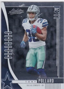 2019 Panini Absolute Tony Pollard Rookie Card Dallas Cowboys - Picture 1 of 1