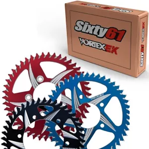 KX65 KX 65 Rear Sprocket 2000-2025 Vortex 420 39-57T Kawasaki Red Black Blue - Picture 1 of 1