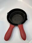 Pre-Seasoned Cast Iron Skillet 2-Piece Set (6-Inch and 8-Inch) Oven Safe...