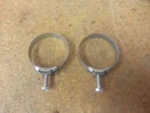 64 65 66 67 68 69 CHEVELLE NOVA IMPALA TOWER WITTEK CLAMP RADIATOR PAIR 2 1/16 - Picture 1 of 2