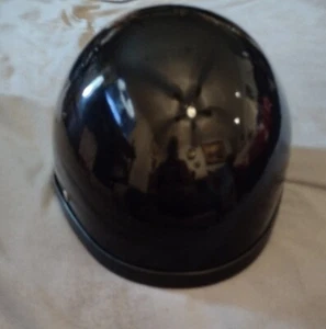 Himalaya Motorbike Wear Glossy Black Motorcycle Helmet Sussanna International - Bild 1 von 7