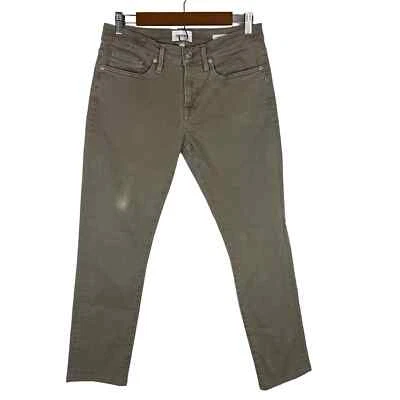 FRAME L'HOMME SLIM TWILL JEANS IN GARAGE GRIME NWOT MEN'S SIZE 30 - Image 1 of 4