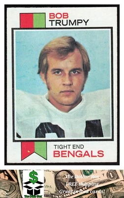 1973 Topps #7 Bob Trumpy - Cincinnati Bengals - Image 1 of 2