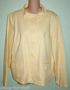Chaqueta de algodón amarillo para mujer CHARTER CUB talla XL sin forrar MACY - Imagen 1 de 6