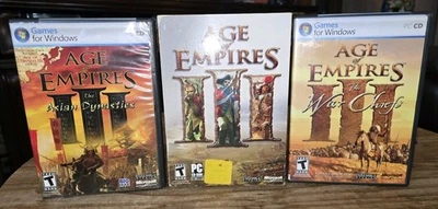 Age of Empires III PC GameLot AsianDynasties The WarChiefsComplete With Manuals - Image 1 of 4