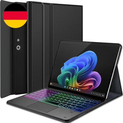 Hülle Mit Tastatur Für 13 Zoll Microsoft Surface Pro 11/Pro 10/Pro 9, 3-Zonen 7- - Bild 1 von 4