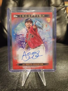 2024 Topps Inception #BRES-AS AJ Smith-Shawver Red Autograph /50 (RC) - Picture 1 of 2
