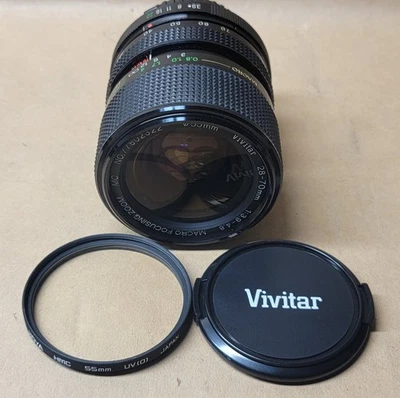 VIVITAR 28-70mm 1:3.5-4.5 MC Macro Focusing Zoom Lens - Image 1 of 4