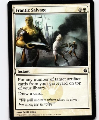 Frantic Salvage C Mirrodin Besieged 6 MBS - Image 1 of 2